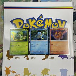 Pokémon: Scarlet & Violet 3 Starter Promo Cards&Poster