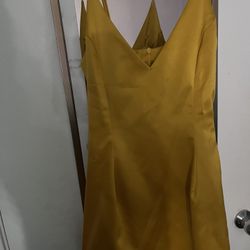 Gold Dress