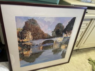 Authentic Large Original Artwork Framed