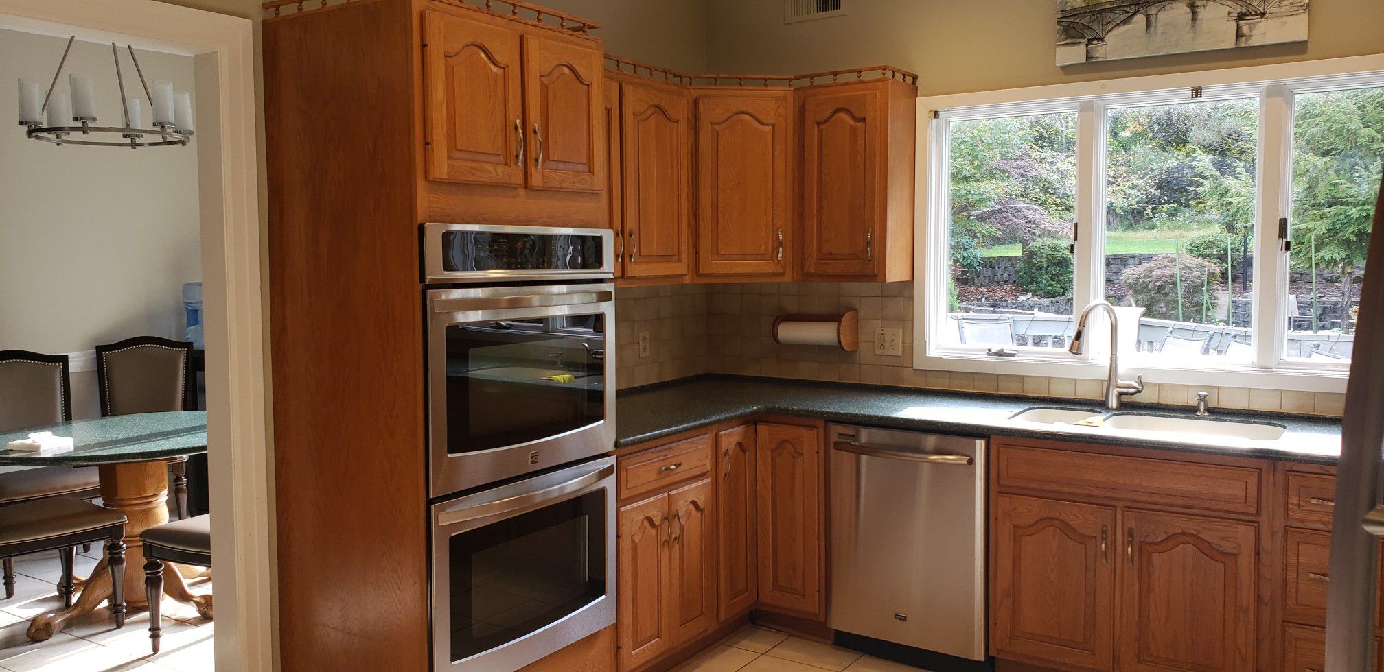 Used solid oak kitchen cabinets