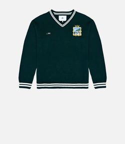 SEASCAPE CASHMERE PULLOVER—EMERALD
