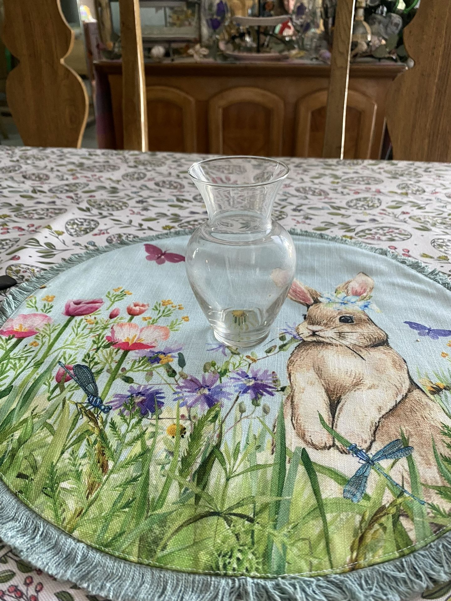 5” Glass Flower Vase