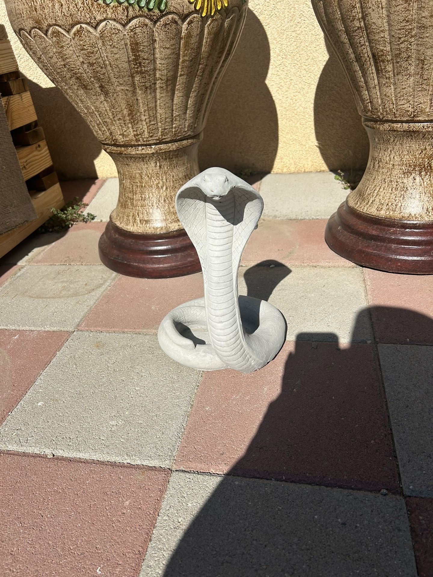 New Cobra Made Out Of Cement