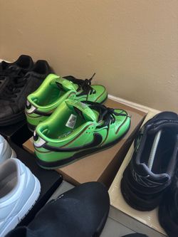 Green power puff dunks