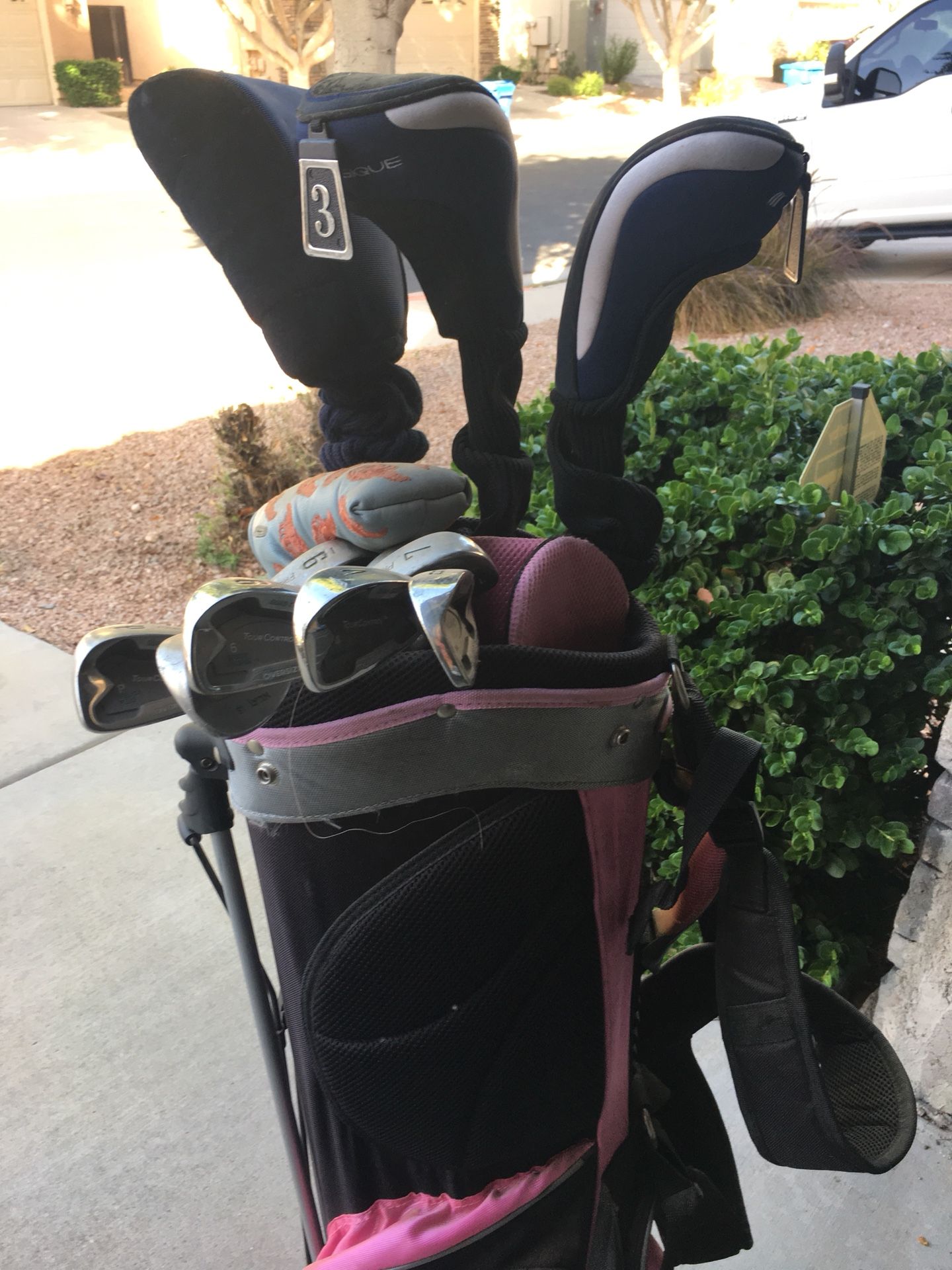 Woman’s golf clubs