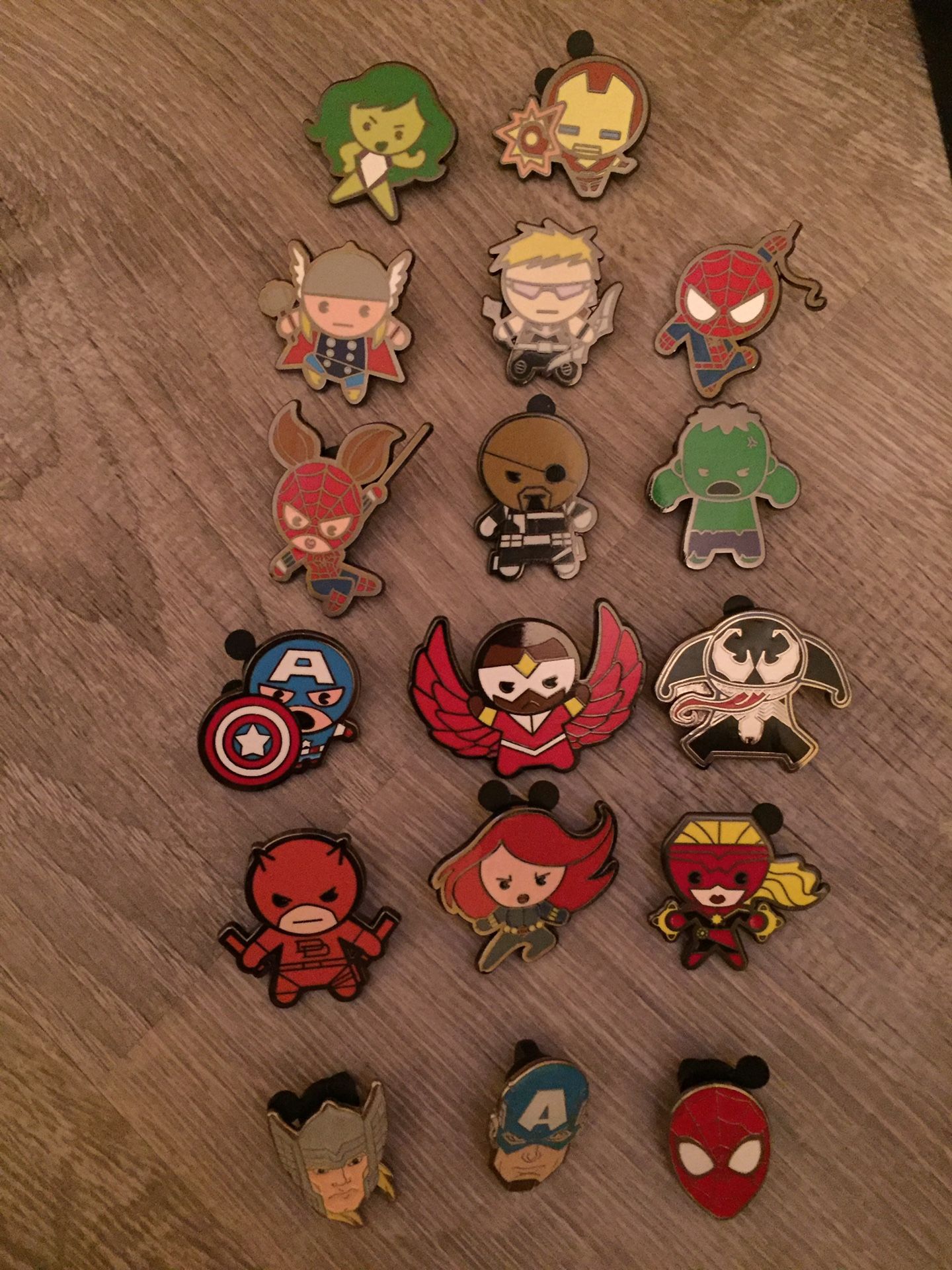 Tradable Disney Pins. Marvel, Toy Story, Star Wars and more