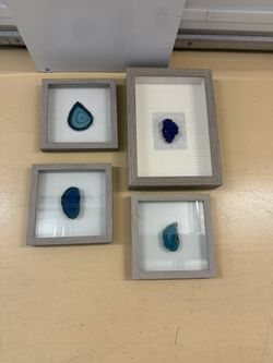 Shadow Box Art / Set Of 4