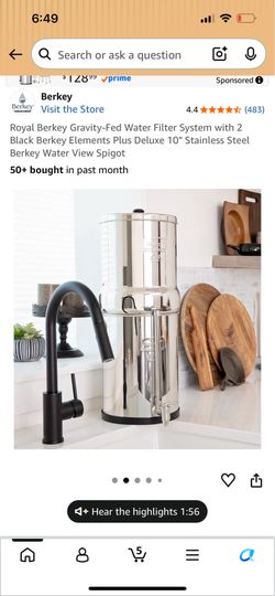 Berkey water filter