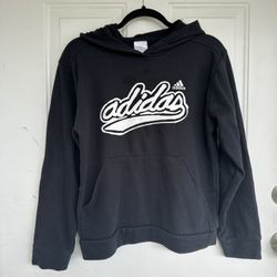 Adidas Big Boys Graphic Fleece Hoodie Size L