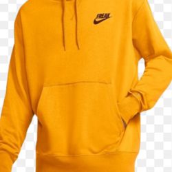 Nike Giannis Freak Swoosh Hoodie In Yellow | ModeSens