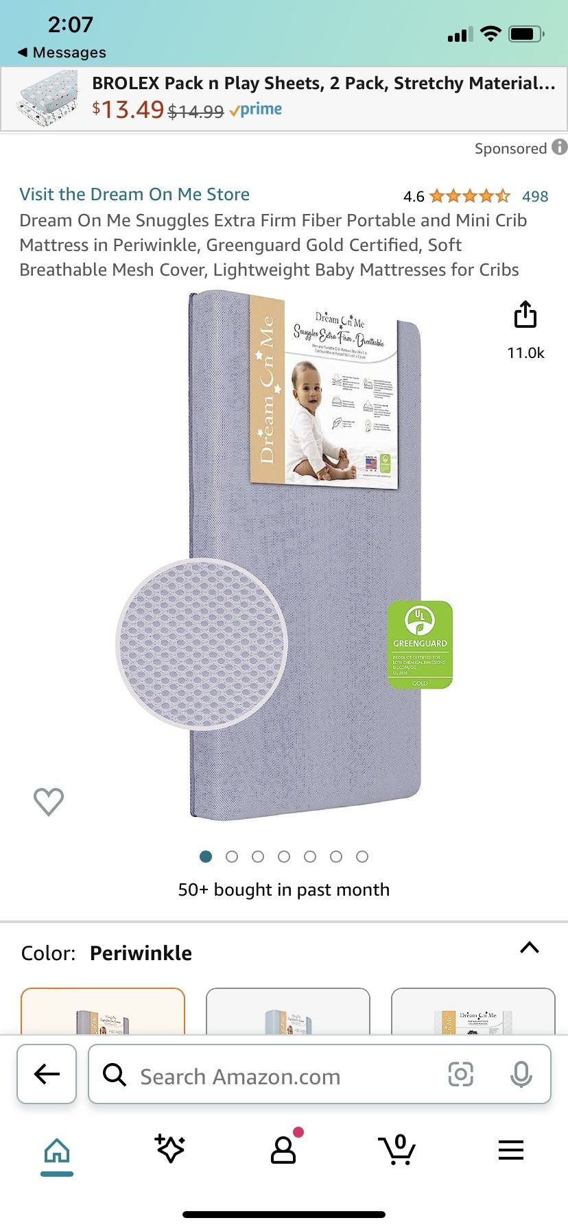 Dream On Me - Baby Mattress