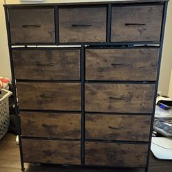 11 fabric bins dresser storage organizer unit