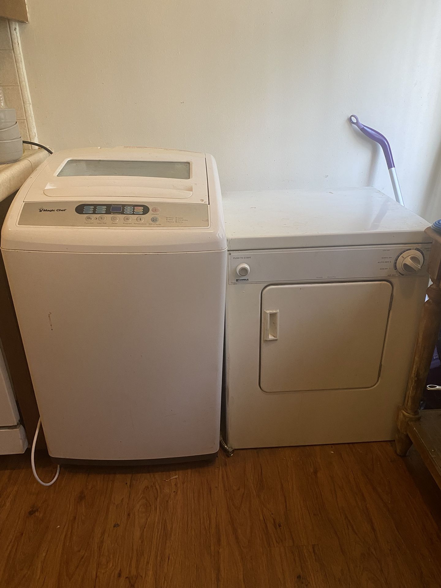 Magic Chef 2.1 CF Portable Washer, Kenmore Portable Dryer Combo