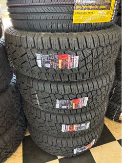 ✅📲Lt285:75/16 vendo set de llantas nuevas Supermax all-season