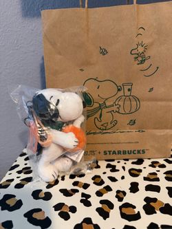 Snoopy keychain - Starbucks + peanuts fall collection