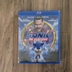 Blu-Ray Of 1st SONIC Movie - BRAND NEW - Includes Comic Book