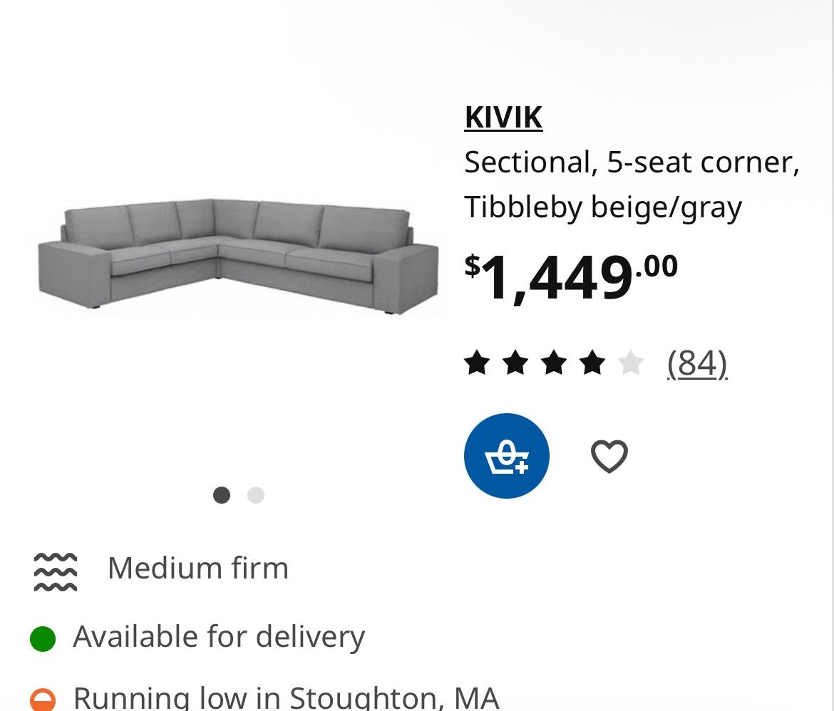 IKEA KIVIK 5-SEATED SOFA RESELL
