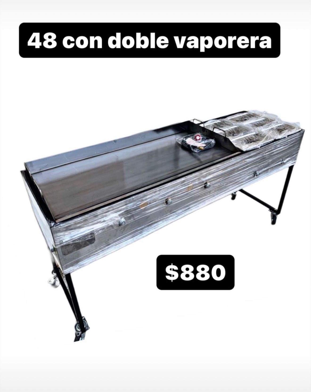 Taco Cart/ Catering Gridle/ High Presure Burners/ Food Warmers/ Plancha/ Comal/ Carro Taquero/ Party Supplies