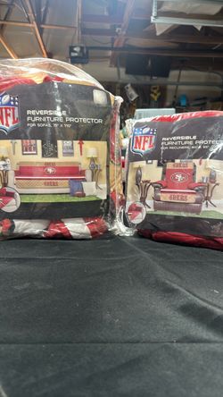 NFL 49ers Reversible Furniture Protector Set