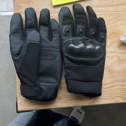 Carbon Fiber Motorcycle Gloves