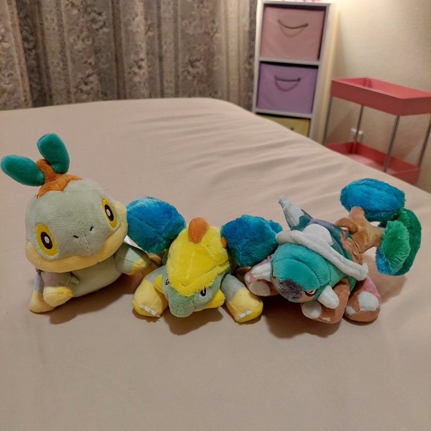 Turtwig Line Sitting Cutie Plushies