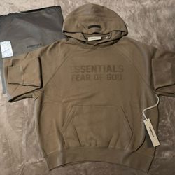 NEW Fear of God Essentials Wood Hoodie (Size XS, M) 100% Authentic✅ 