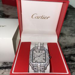 Moissanite Cartier Watch
