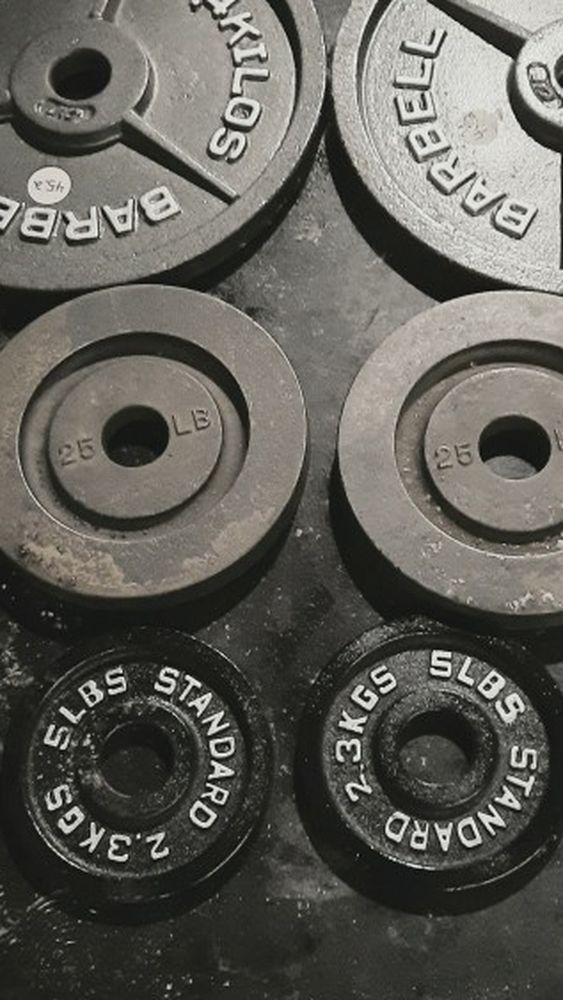 Olympic Weight Plates 45s 25s 5s