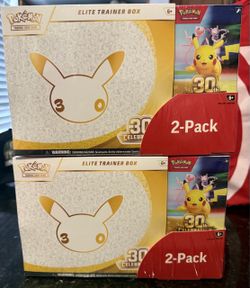 Pokémon TCG 30th Celebrations Elite Trainer Box 2-Pack