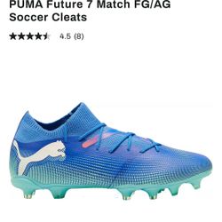 PUMA Future 7 Match FG/AG Soccer Cleats. Size 7.5 