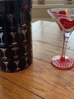 Lollita Valentine’s Day martini glass