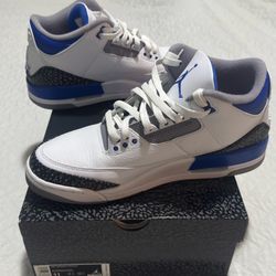 Air Jordan 3 Retro White/Racer Blue