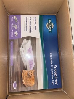 PetSafe ScoopFree Disposable Crystal Litter Trays – Lavender – 6 Pack