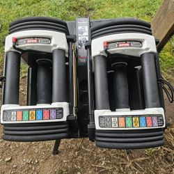 Powerblock Dumbells With Stand 