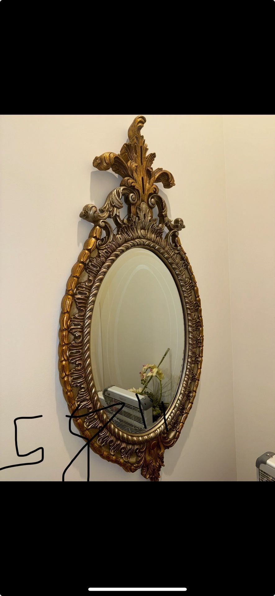 Antique Old Like New Mirror