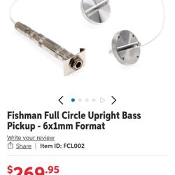 Fishman Full Circle(micrófono de pastilla para contrabajo )- formato de 0.236x0.039 in