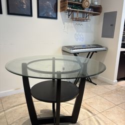 Glass Round Table