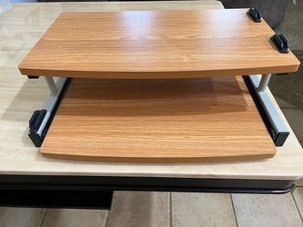 Monitor Stand, Sliding Keyboard