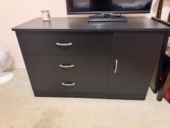 Black 3-Drawers Drawer