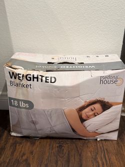 Sedona House 18 lb Weighted Blanket – $10