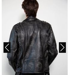 LUCAS DESIGN LEATHER JACKET 