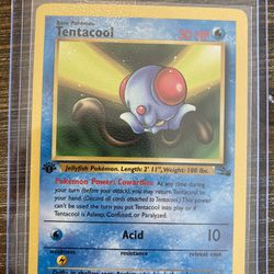Tentacool 1st Edition Pokemon 56/62