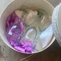 Antique Crafted Glasses 