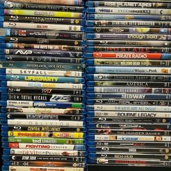 HUGE Lot of 60 Blu-Ray Movies : Action, Drama, Comedy, SCI-FI, Adventure Horror