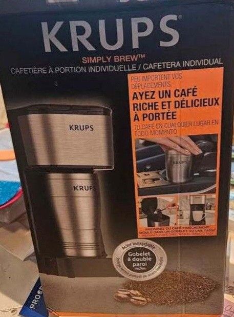 NEW...Coffee Machine And Bag Of Coffee