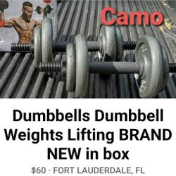 Dumbbells Dumbbell Weights Lifting BRAND NEW IN BOX