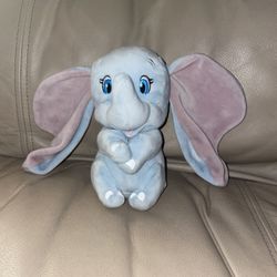 Dumbo Beanie Baby Adorable Blue Elephant Plush Toy No Paper Tag Good Condition