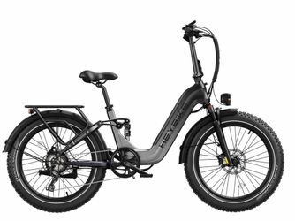 Heybike horizon 24inch fat tire foldable electric bicycle