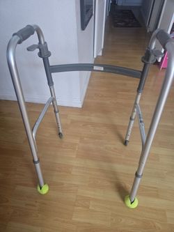 FREE- Folding Adult Walker with Tennis Ball Feet