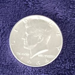 1964 Denver Mint Kennedy Half Dollar 